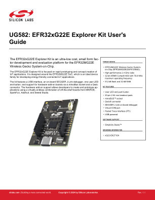XG22-EK2710A 数据手册首页