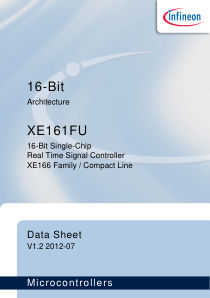 XE161FU 数据手册首页