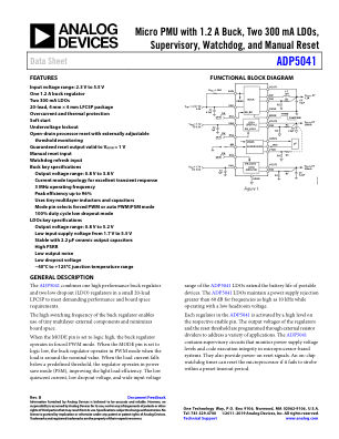 ADP5041 datasheet cover page