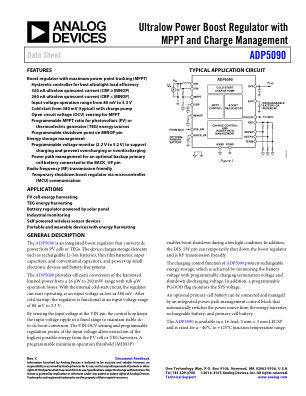 ADP5090 数据手册首页