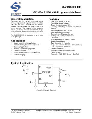 SA21340PFCP datasheet cover page