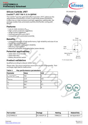 IJCQ75RM22J1 datasheet cover page