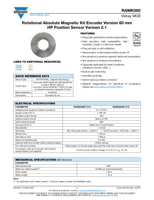 RAMK060 datasheet cover page