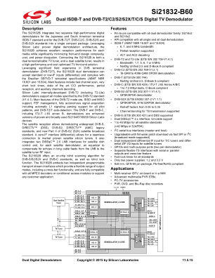SI21832-B60-GM datasheet cover page