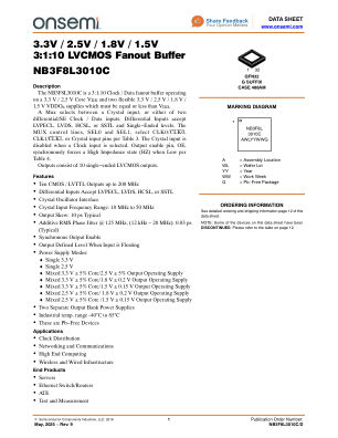 NB3F8L3010C datasheet cover page