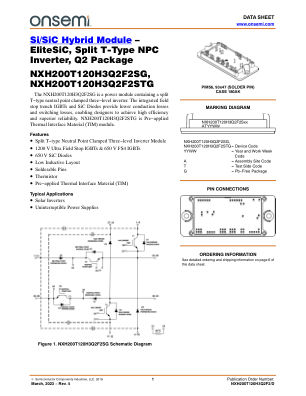 NXH200T120H3Q2F2 数据手册首页