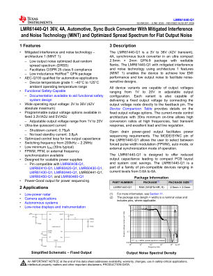 LMR61440-Q1 数据手册首页