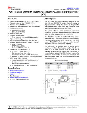 ADC3549 datasheet cover page