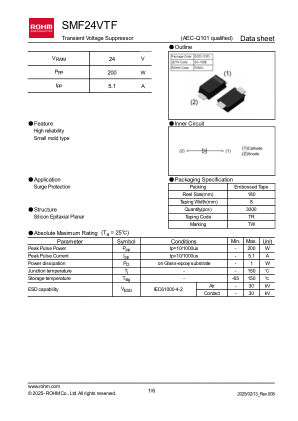 SMF24VTF 数据手册首页