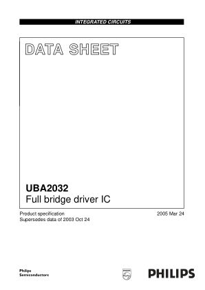 UBA2032 数据手册首页