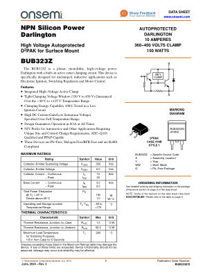 BUB323Z 数据手册首页