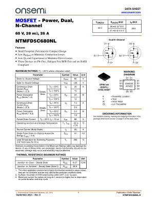 NTMFD5C680NL 数据手册首页