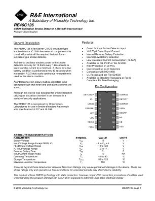 RE46C126E16F datasheet cover page