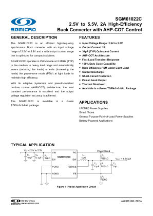 SGM61022C datasheet cover page