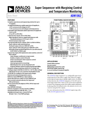 ADM1062 datasheet cover page
