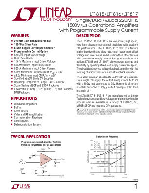 181567FB datasheet cover page