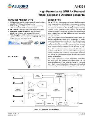 A19351 datasheet cover page
