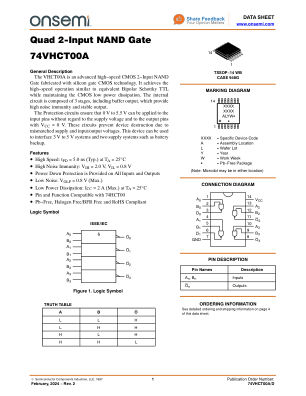 74VHCT00A 数据手册首页