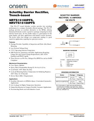 NRTS15100PFS 数据手册首页