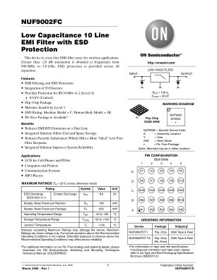 NUF9002FC 数据手册首页
