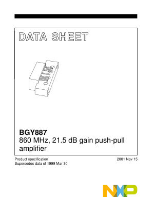 BGY887 datasheet cover page