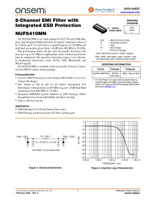 NUF8410MN 数据手册首页