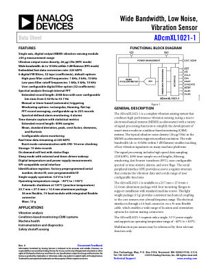 ADCMXL1021-1 数据手册首页