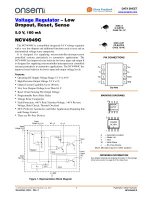 NCV4949C datasheet cover page
