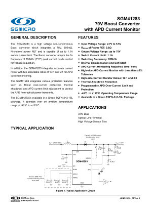 SGM41283 datasheet cover page