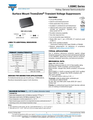 15SMC datasheet cover page