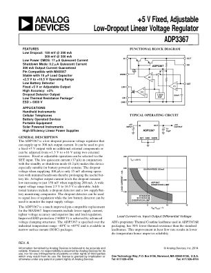 ADP3367 数据手册首页