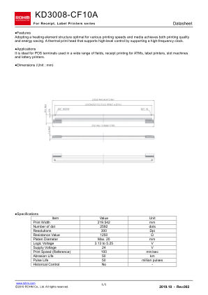 KD3008-CF10A 数据手册首页