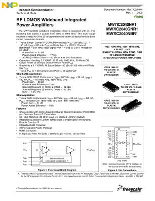 MW7IC2040N 数据手册首页