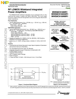 MWE6IC9100N 数据手册首页