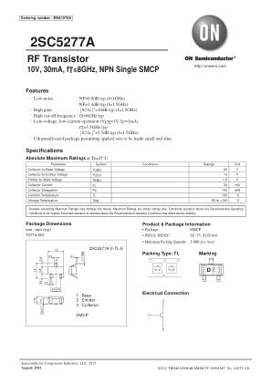 ENA1075A datasheet cover page