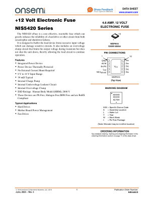 NIS5420 datasheet cover page