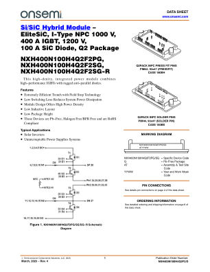 NXH400N100H4Q2F2 数据手册首页