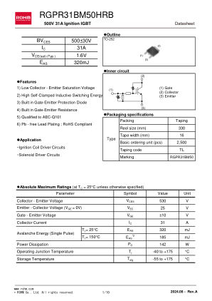 RGPR31BM50HRB 数据手册首页
