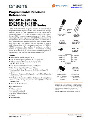 NCP431 数据手册首页