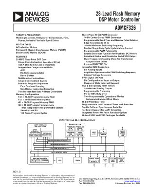 ADMCF326 数据手册首页