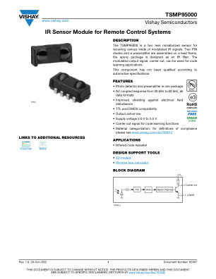 TSMP95000 datasheet cover page