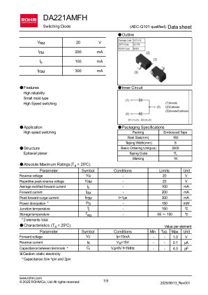 DA221AMFH 数据手册首页