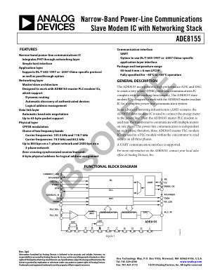 ADE8155 数据手册首页