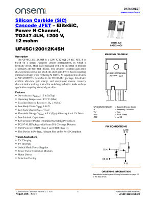 UF4SC120012K4SH datasheet cover page