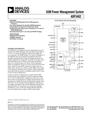 ADP3402 数据手册首页