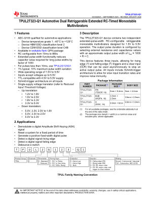 TPUL2T323-Q1 数据手册首页