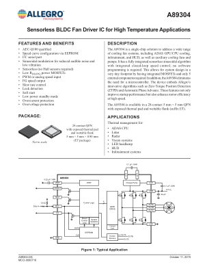 A89304 数据手册首页