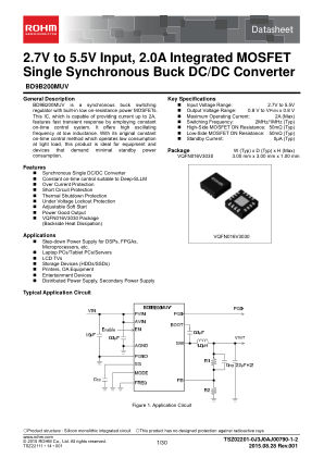 BD9B200MUV 数据手册首页