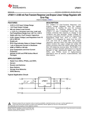 LP38511 datasheet cover page