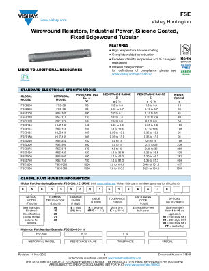 FSE 数据手册首页